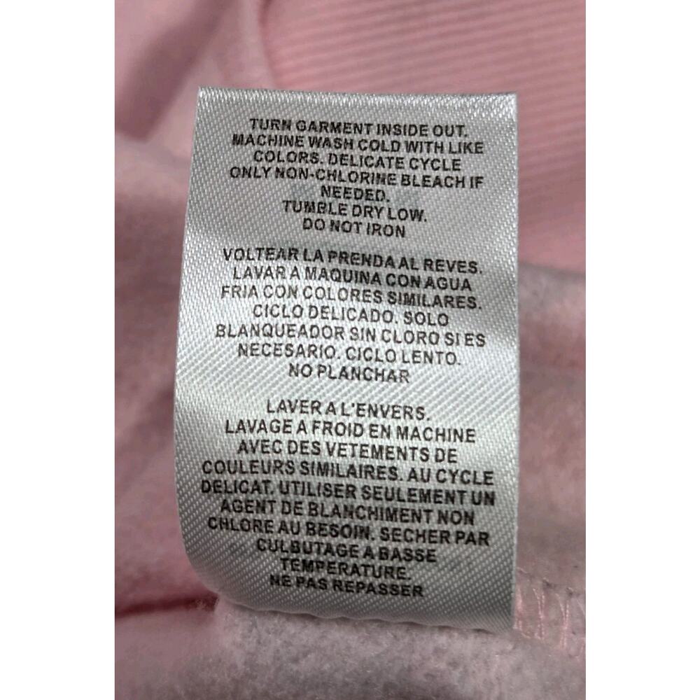 Mickey Mouse AOP Pullover Sweatshirt Disney 100 Pink Lightweight Womens Medium - Picture 7 of 10